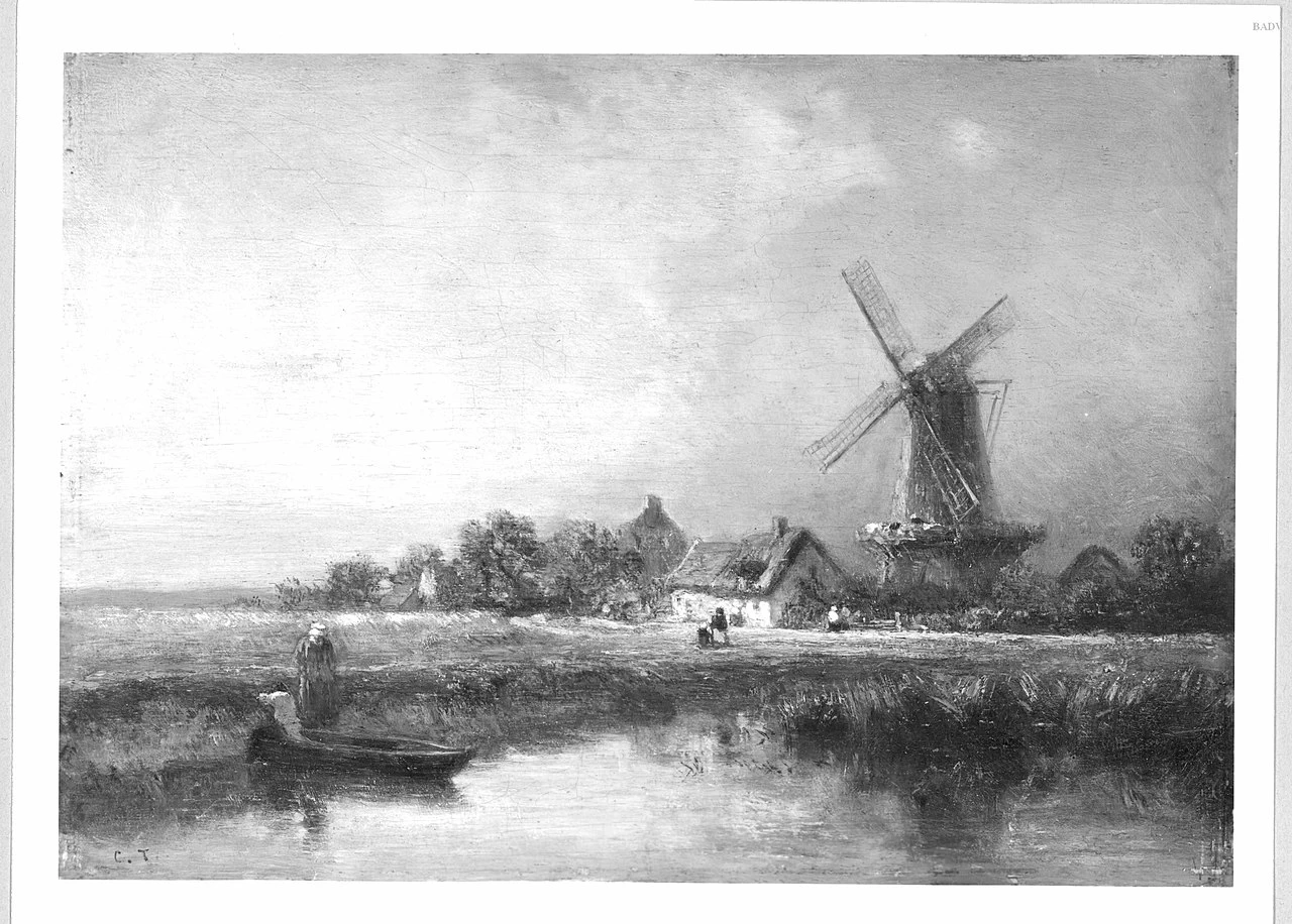 Paesaggio con mulino a vento - Führermuseum, Linz